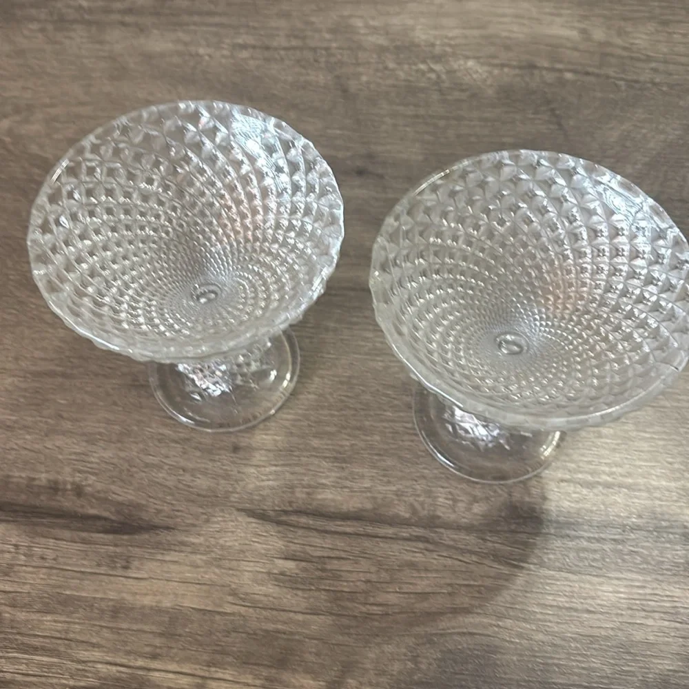 Elegant Glass Candle Holders